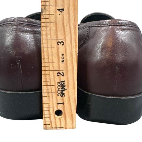 Florsheim Shoes 9 D Comfortech Riva Loafer Burgandy Leather Loafer Office Career - Picture 12 of 14